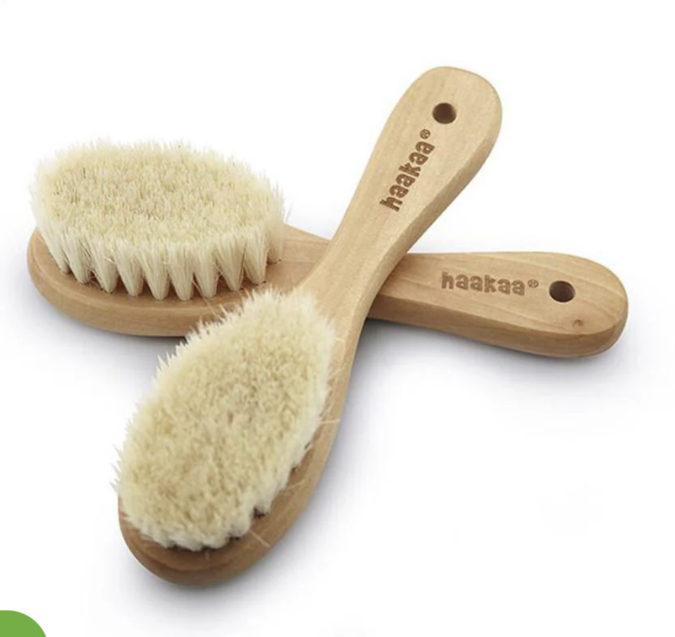Goat Wool Baby Hairbrush